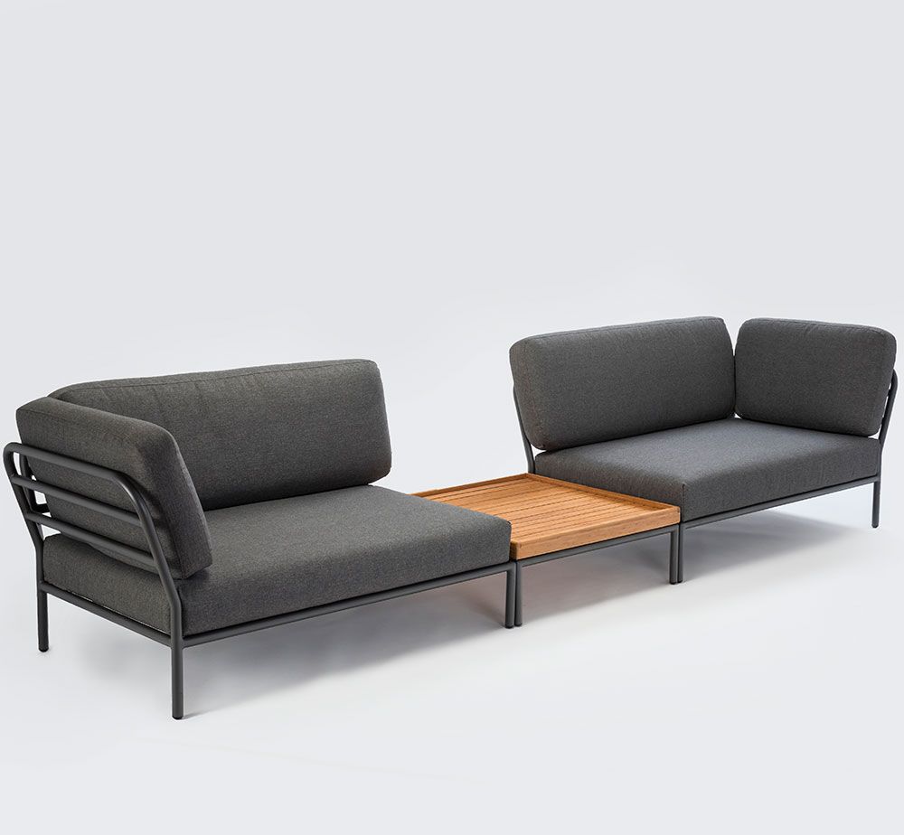 Level ende høyre grå aluminium