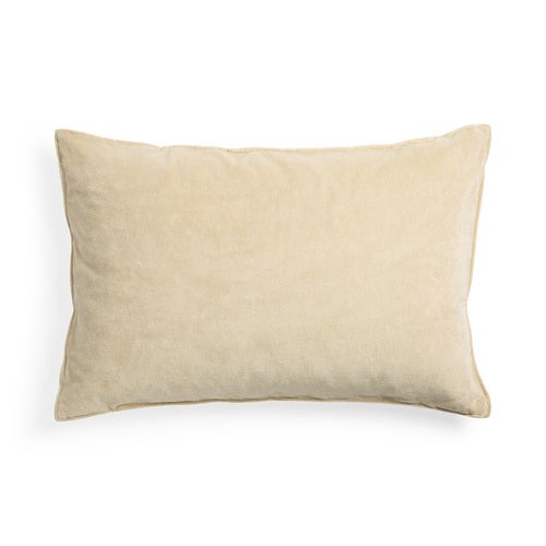 Velvet Pute Sand 60x40 cm