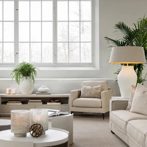 FIORA Bordlampe-Elfenben