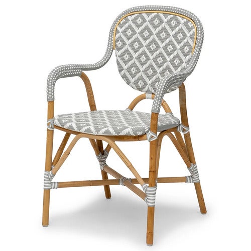 Holmenäs Kaféstol Grå 2-pakning