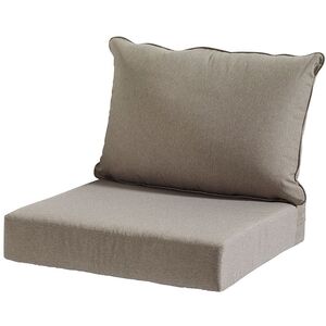 Puter Kunstig flettet sofa Grå