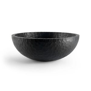 Chopped XL skål sortlakkert mahogni