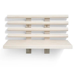 Zana Nattbord hvitoljet ask