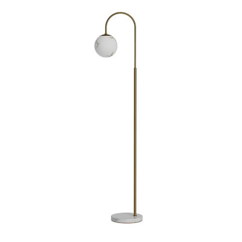 Bellagio gulvlampe H163cm messing/hvit