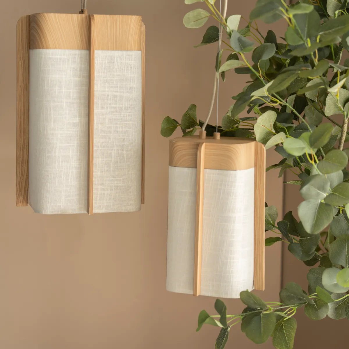 lamp Aterlier large pendellampe 27x27x40,5 cm natur