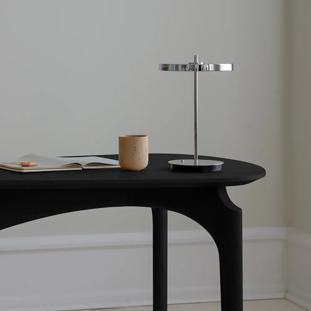 Asteria Move Monochrome Portable lampe Silver