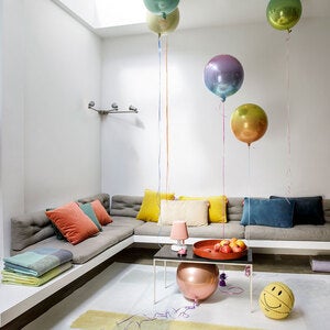 Pyntepude 50x50 cm velvet recycled camel 