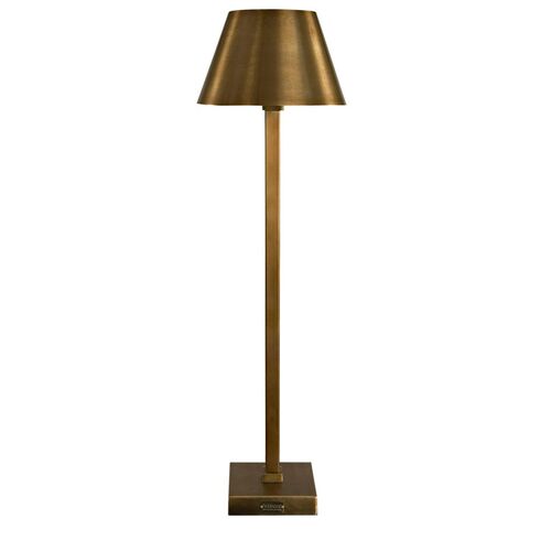 Graz bordlampe Antique Brass Artwood