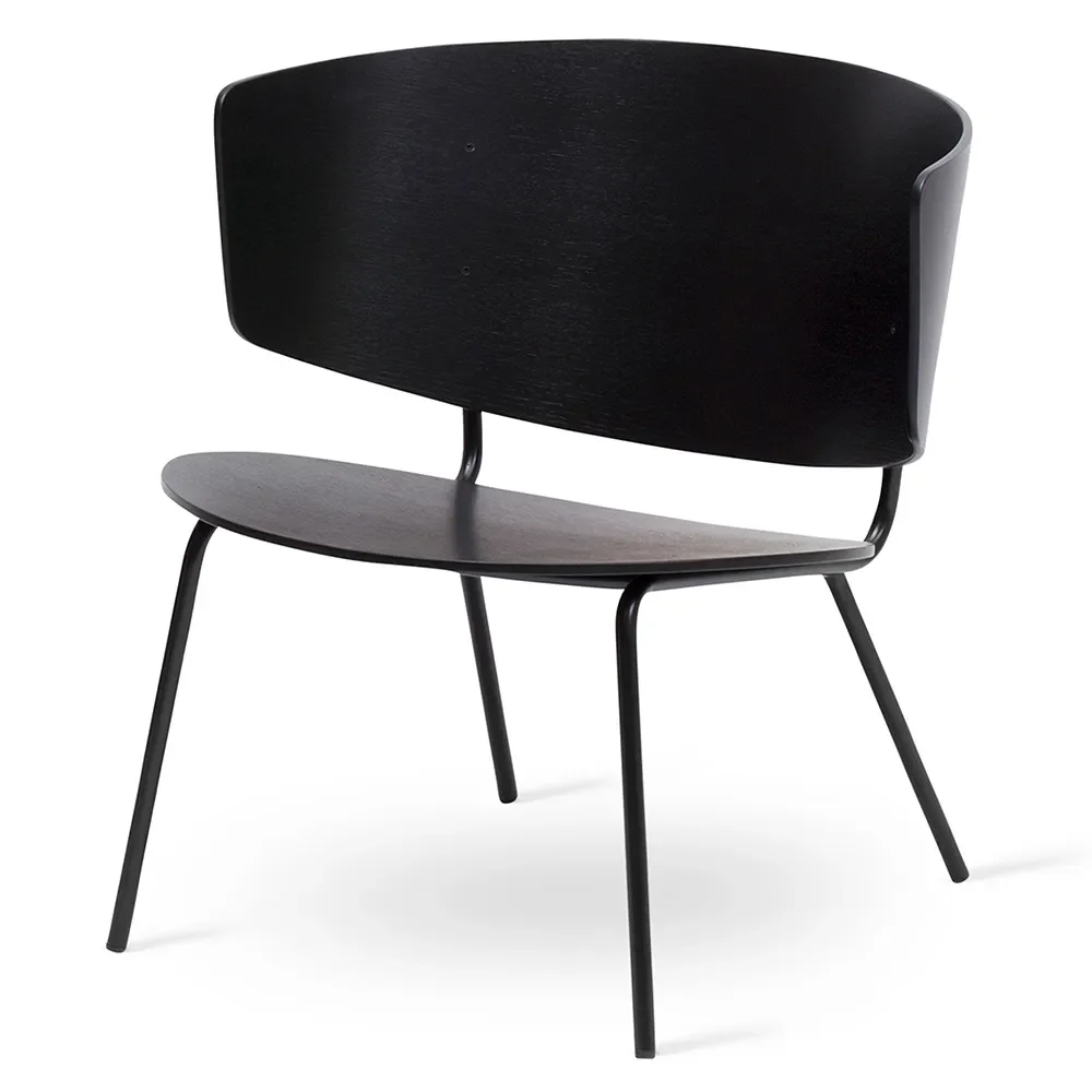 Herman Lounge Stol - Black