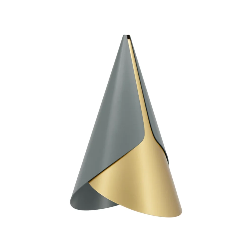 Cornet Lampeskjerm Slate/Brass