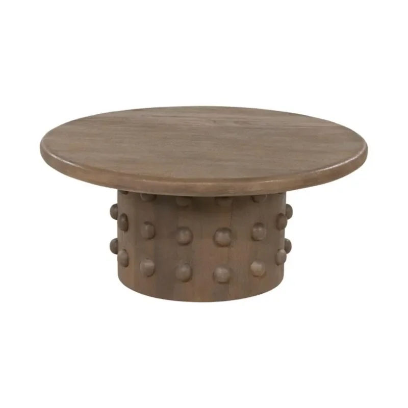PopDot Sofabord 80x80x35 cm Mangotre Brun