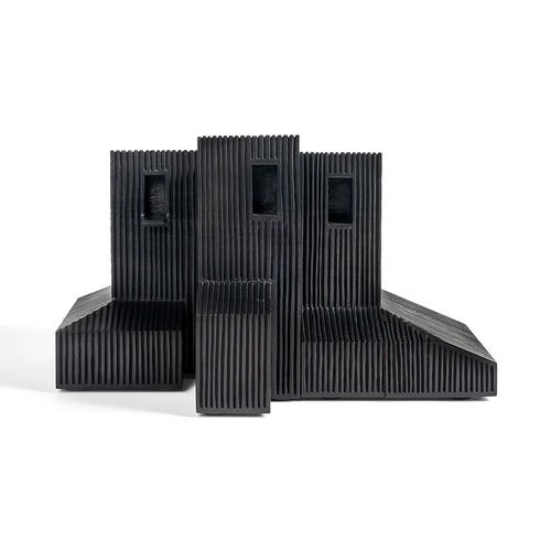 Modern farmhouse dekorasjon svart lakkert mahogni