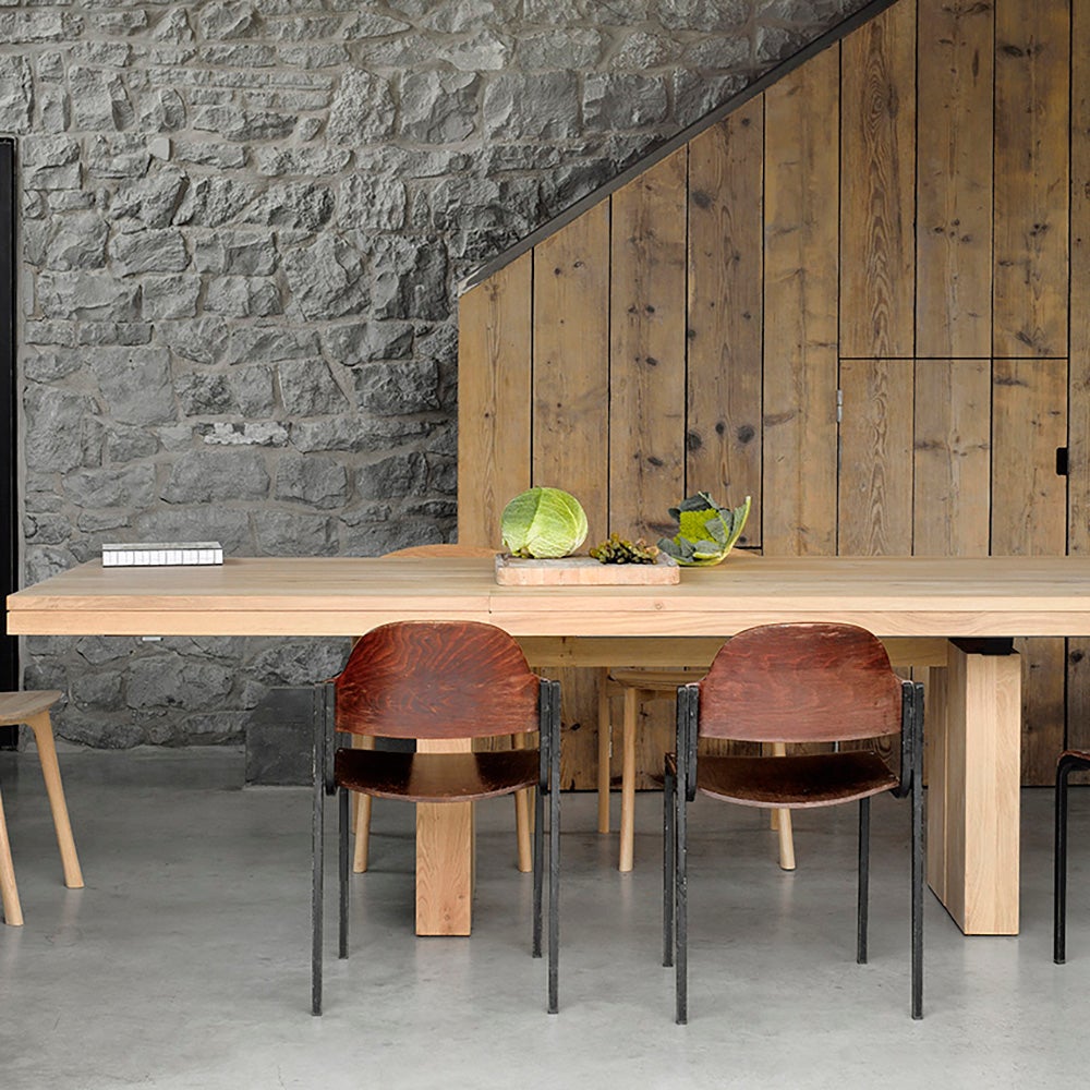 Double Spisebord 100x200-300 cm Eik