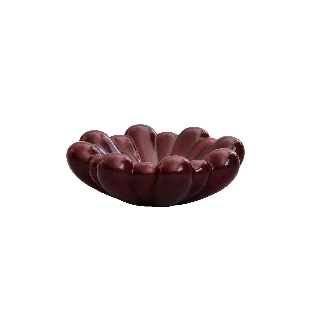101 Copenhagen, Håndlaget Dekorasjonsskål Bloom Maroon Ø 28,5 cm