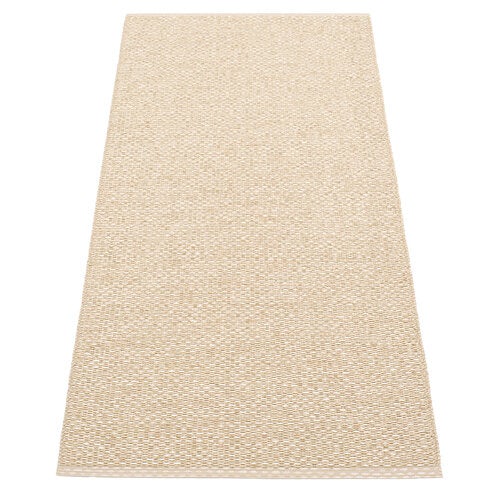 Svea matte 70x160 cm beige / champagne metallic 
