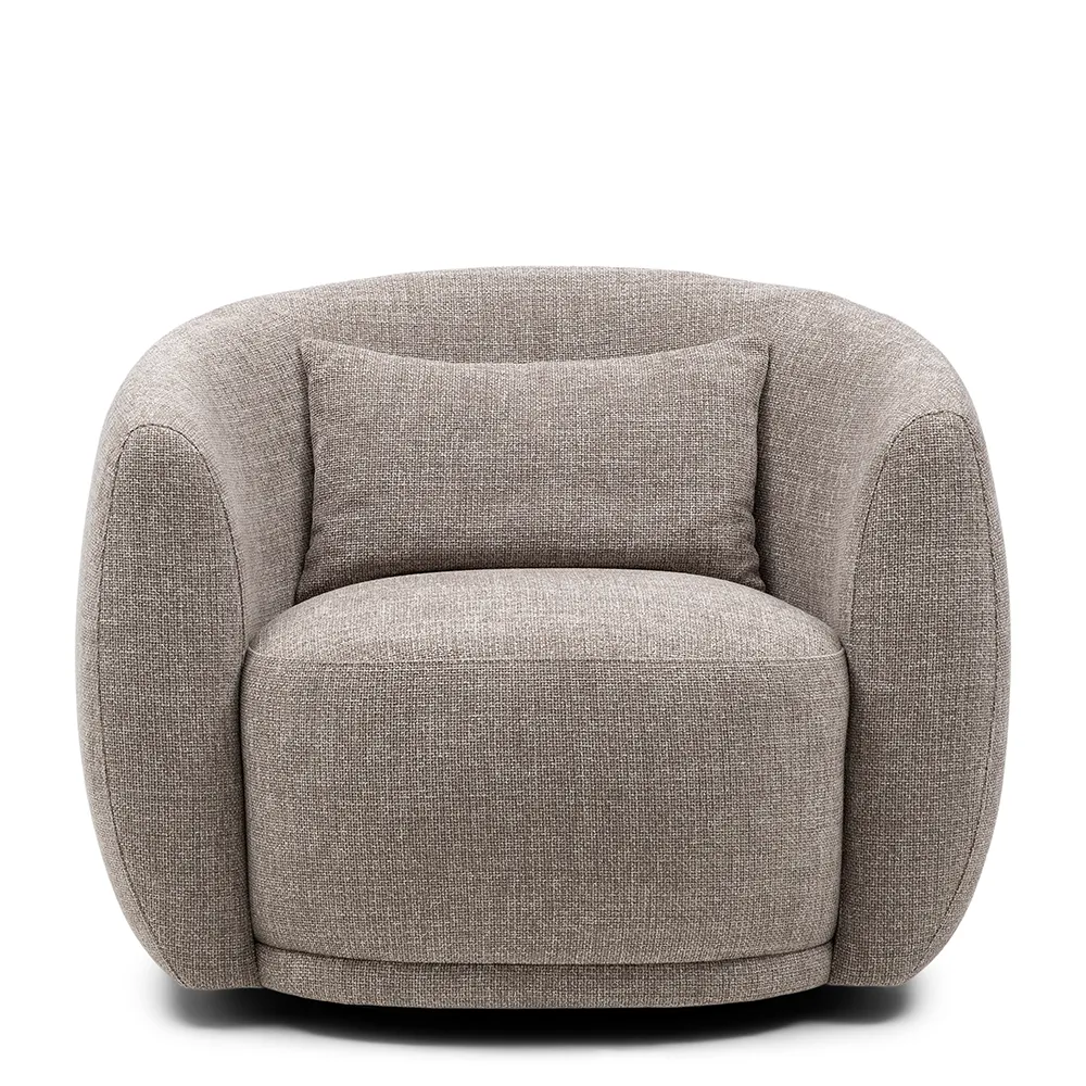 Roterende lenestol Leonardo Bright Taupe