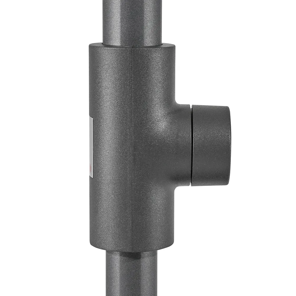 Smart parasoll 240x240 cm anthracite Kat.5 800 Red Stripe