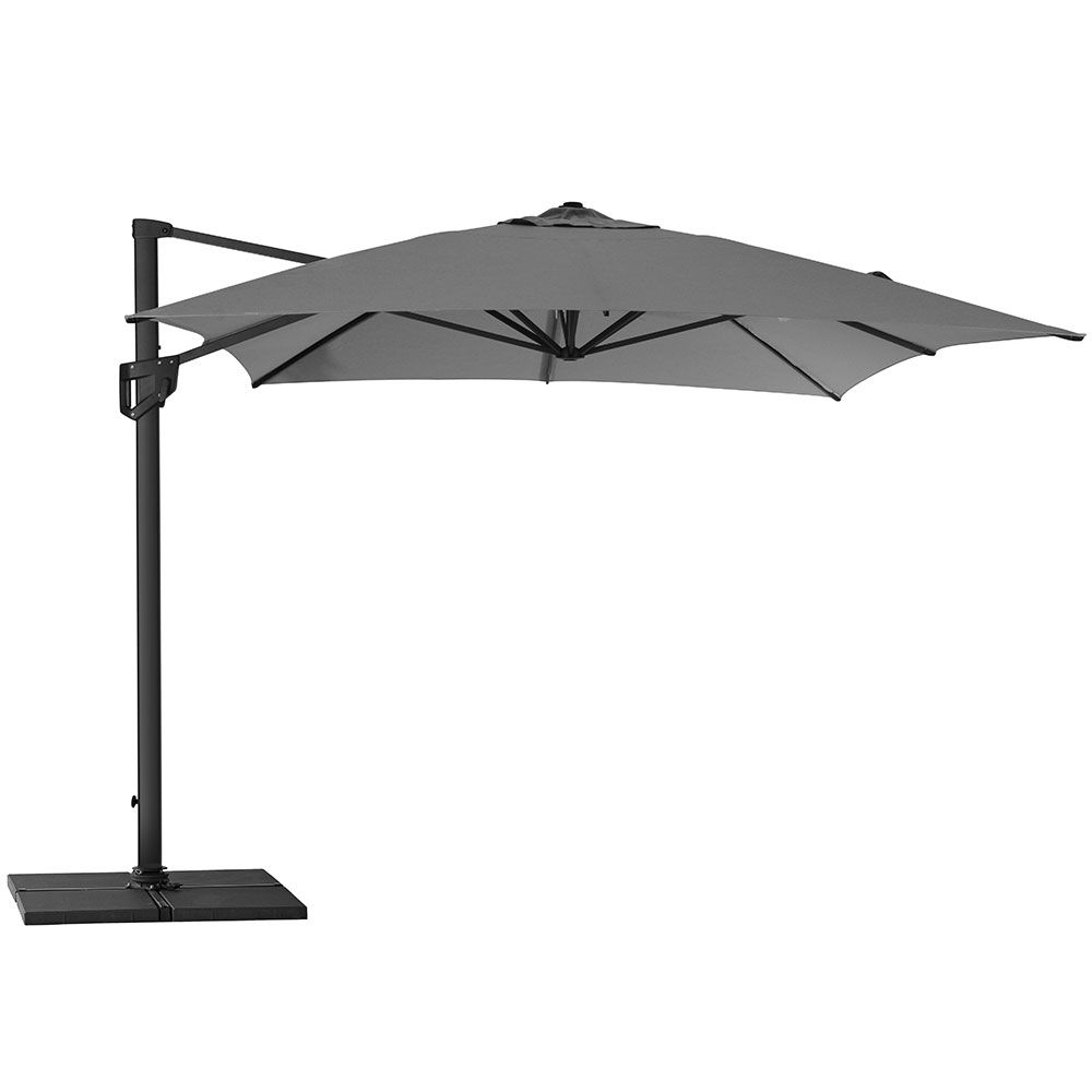 Cane-Line, Hyde Luxe 300x400 cm Grey Frittstående parasoll