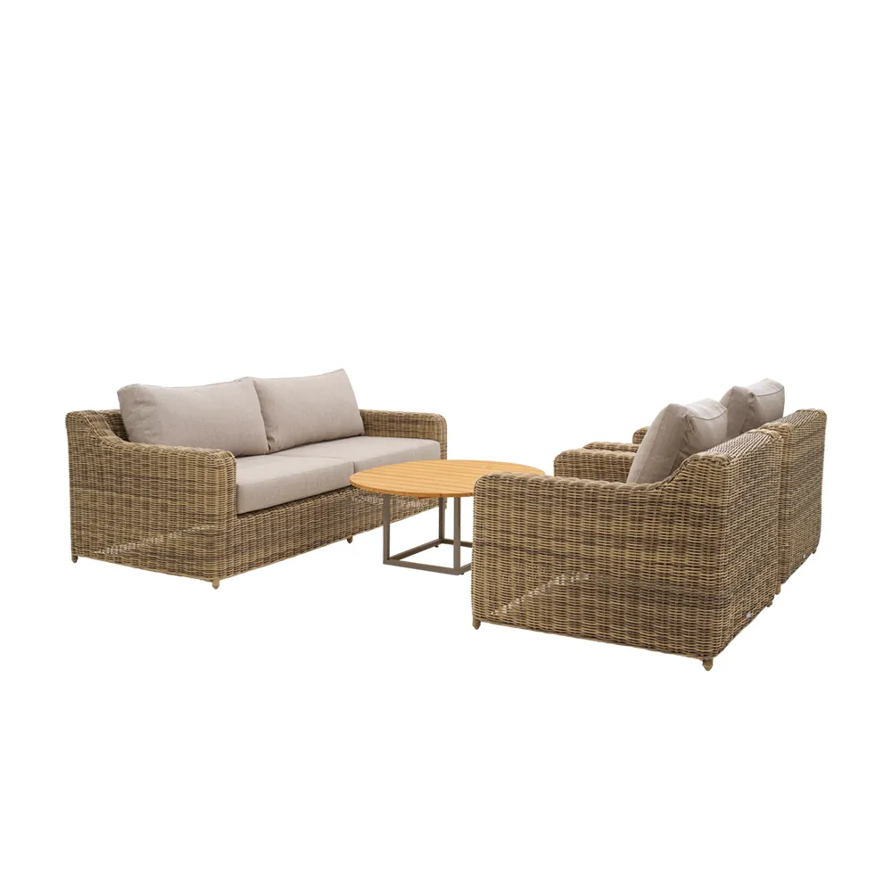 Glendon 3-seters sofa  Rustic / Beige