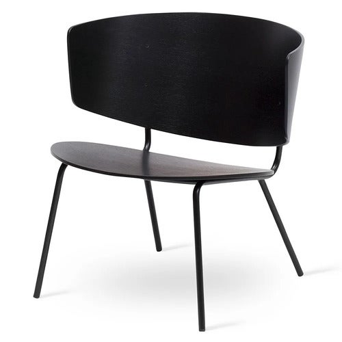 Herman Lounge Stol - Black