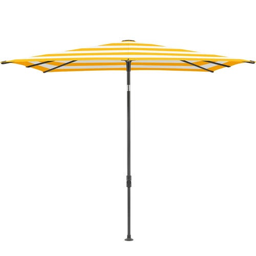 Smart parasoll 250x200 cm anthracite Kat.5 624 Yellow Stripe