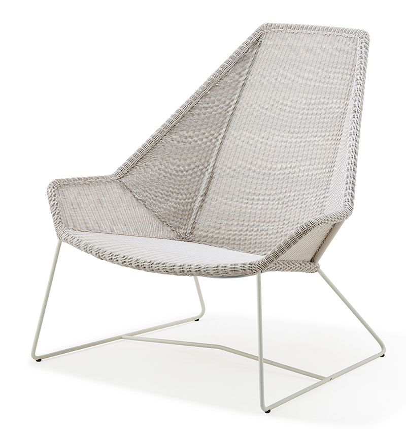 Breeze Lounge lænestol hvid 