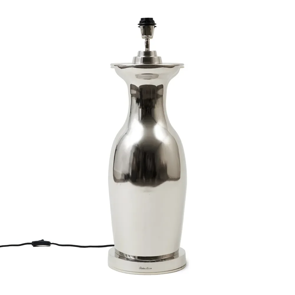 Riviera Maison, Bordlampe Roger Hotel H65 cm Silver