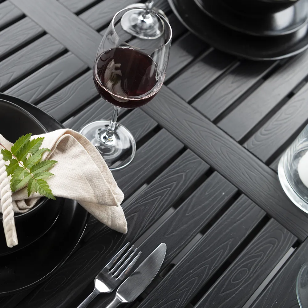 Nydala spisebord 96x150/200 cm Svart