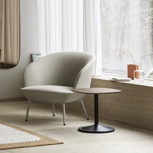 Oslo Lounge Chair Tube Base - Vidar 146 Grey