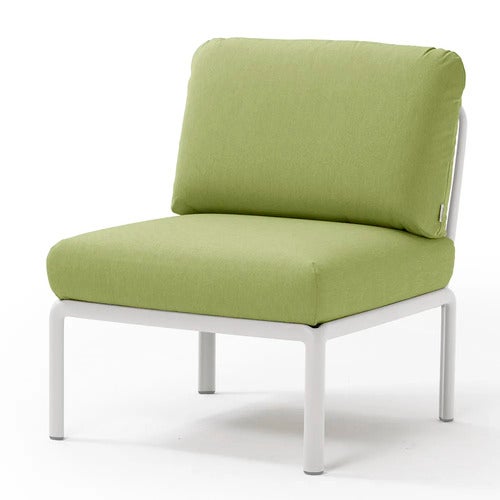 Komodo midtdel White - Avocado Sunbrella