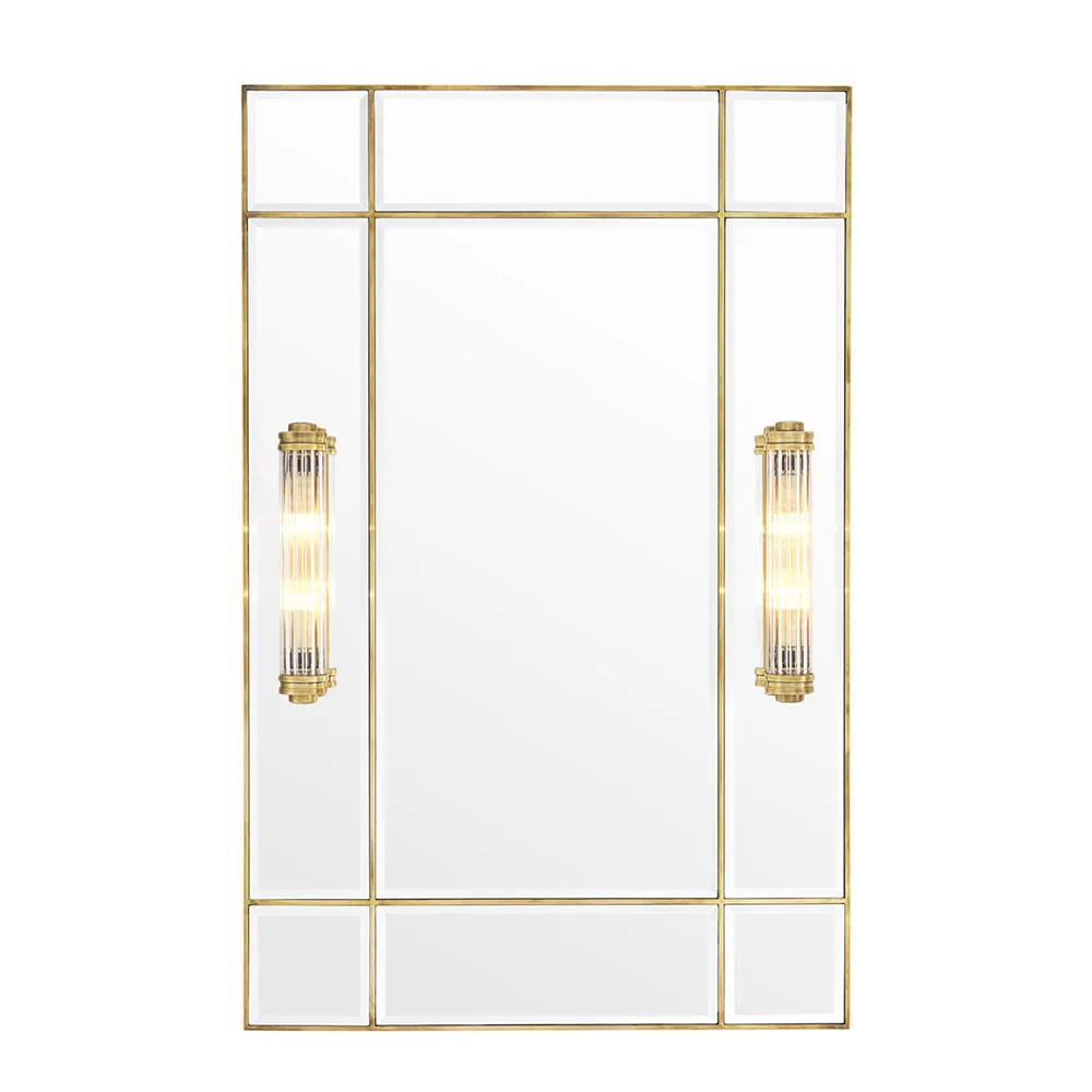 Speil Beaumont med belysning