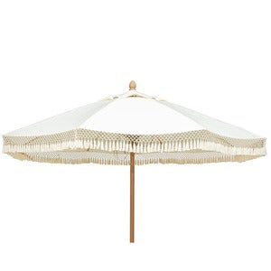 Parasoll med frynser Ø300 cm