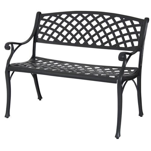 Arras 2-seter sofa antrasitt aluminium Brafab