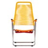 Spaghetti solstol pop yellow/orange/red/orange aluminium