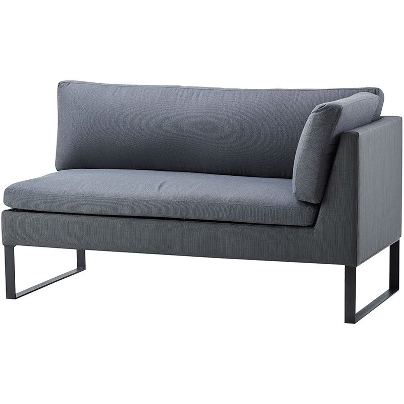 Flex modulsofa Grey, venstre, inkl. puter