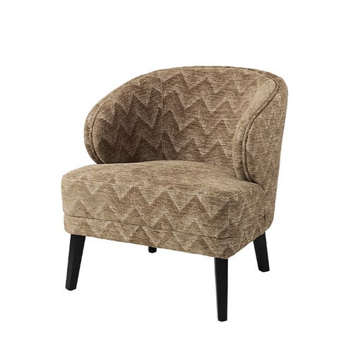 Barrington lenestol i stoff - Aurelia W lys brun