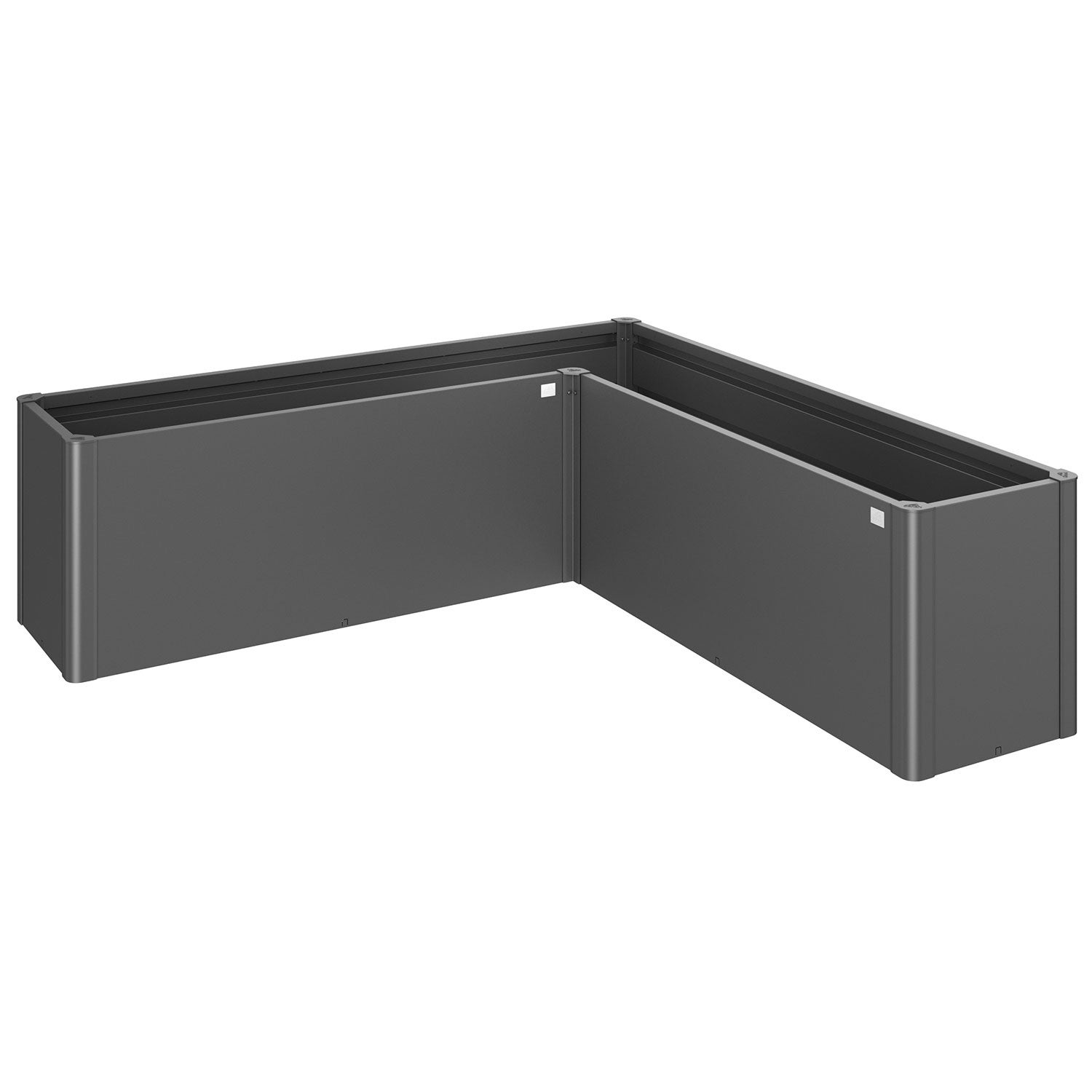 Belvedere plantebed midi size l200 metallic mørkegrå Biohort