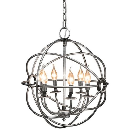 Krystallkrone Rome sølv 53 cm Artwood