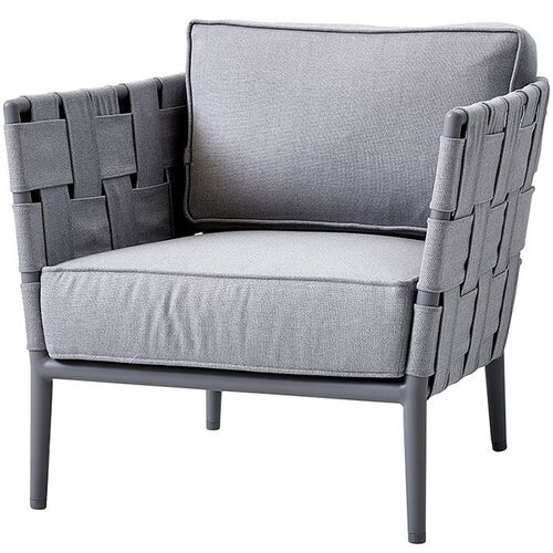 Conic lenestol Lysegrå 