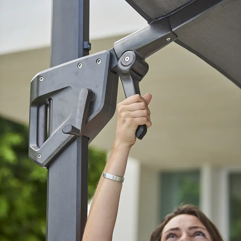 Hyde Luxe Tilt Parasoll 300x300 cm Dusty White