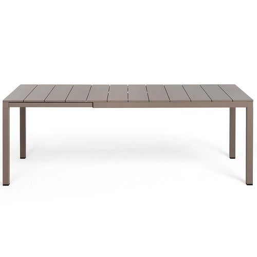Rio Alu Spisebord 140//210x85 cm Tortora