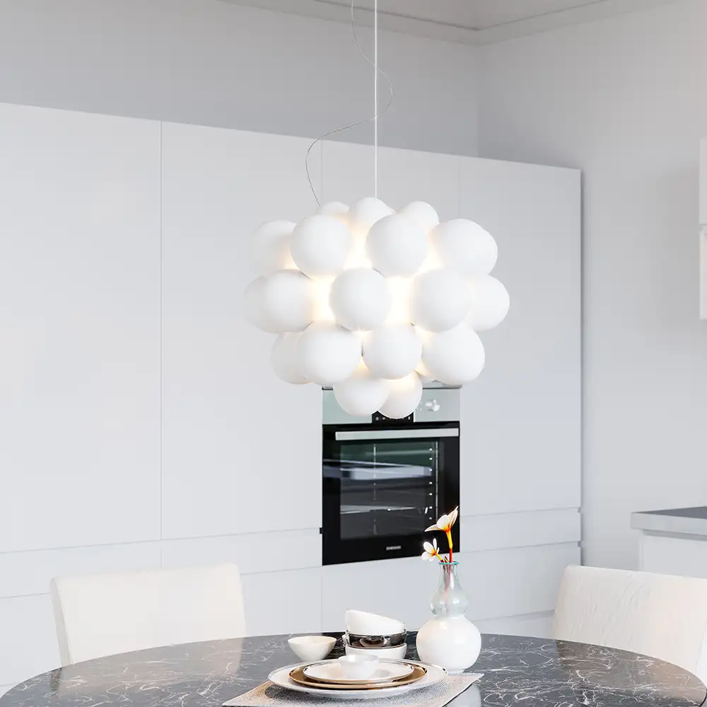 Gross Taklampa Ø50cm Hvit