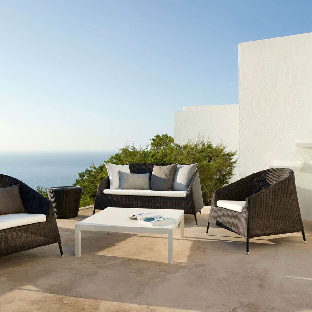 Kingston 2 seter Stabelbar loungesofa Mokka