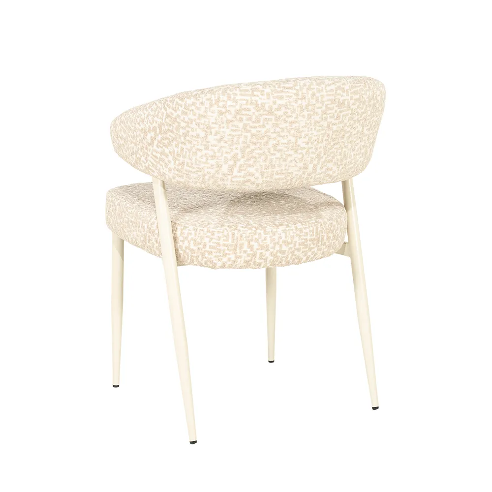 Spisestol Miso Taupe med armlener
