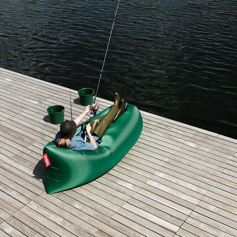 Lamzac oppblåsbar divan jungle green 