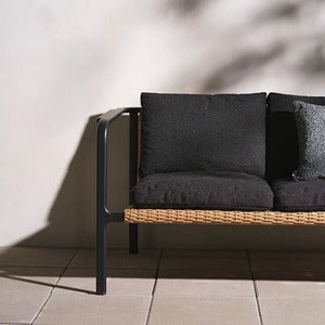 Motty 2-seter sofa svart / Teddy black