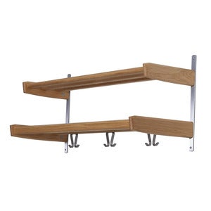 Meja Hattehylle 90 cm 2 hyller Lakkert eik