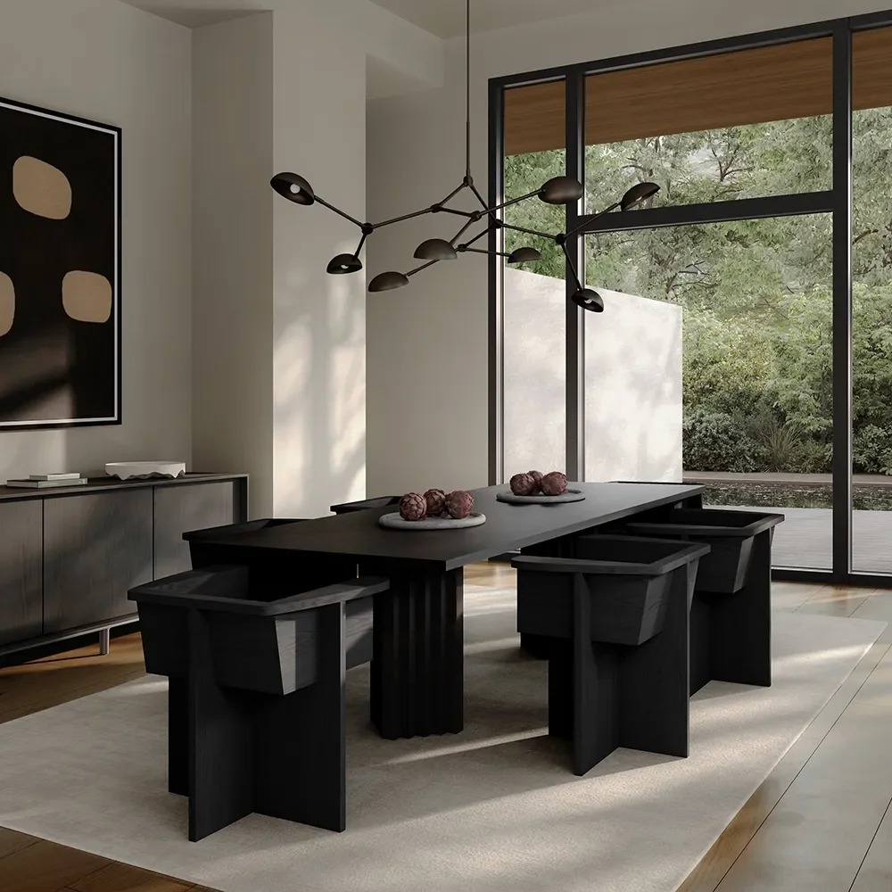 Brutus spisestol - Kaffesort eik