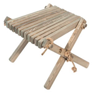 Lilli fotskammel i gråoljet asketre