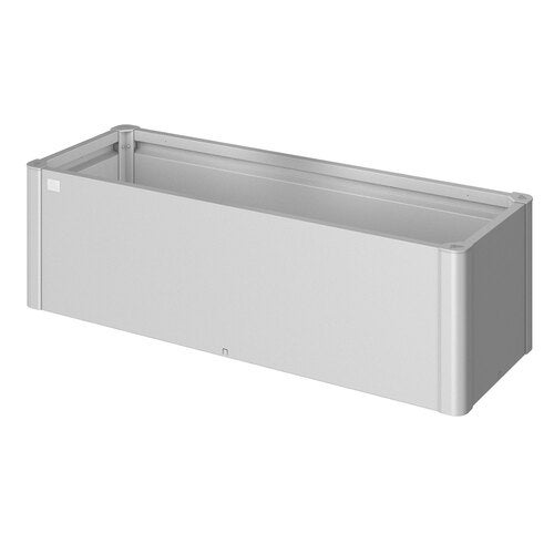 Belvedere plantebed mini størrelse 150 metallic sølv Biohort